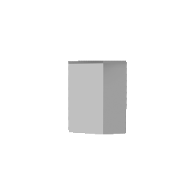 D330LR ORAC Socle - 1 set Durofoam L12,6 x H4,1 x L16 cm ORAC DECOR 1 - Cimaise Tableau