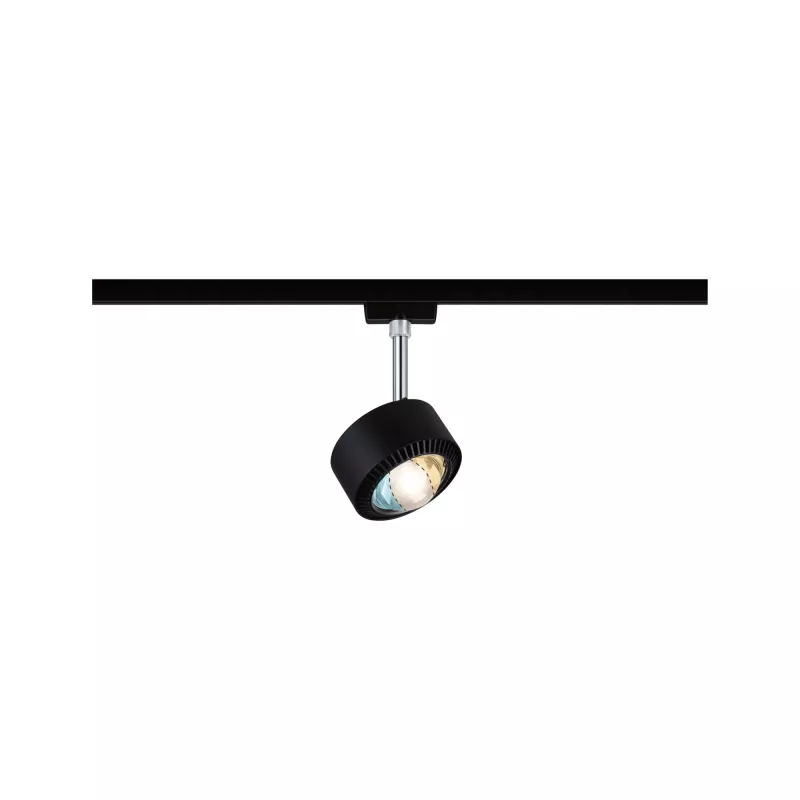 Foco para riel URail Foco individual Aldan 500lm 8W Blanco Interruptor 230V