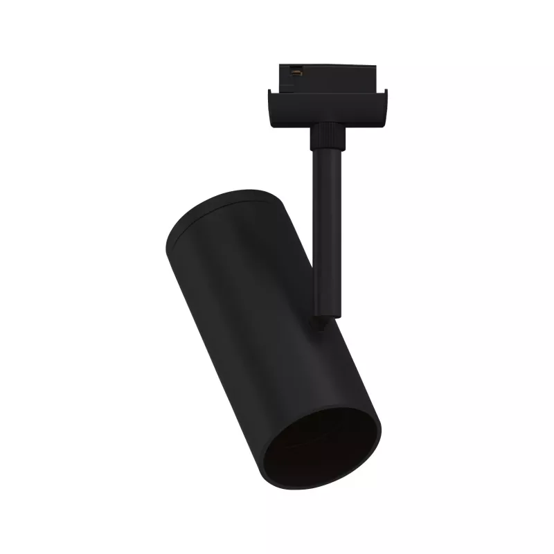 Foco individual URail Spot para riel Apol E27 máx. 50W regulable 230V Negro