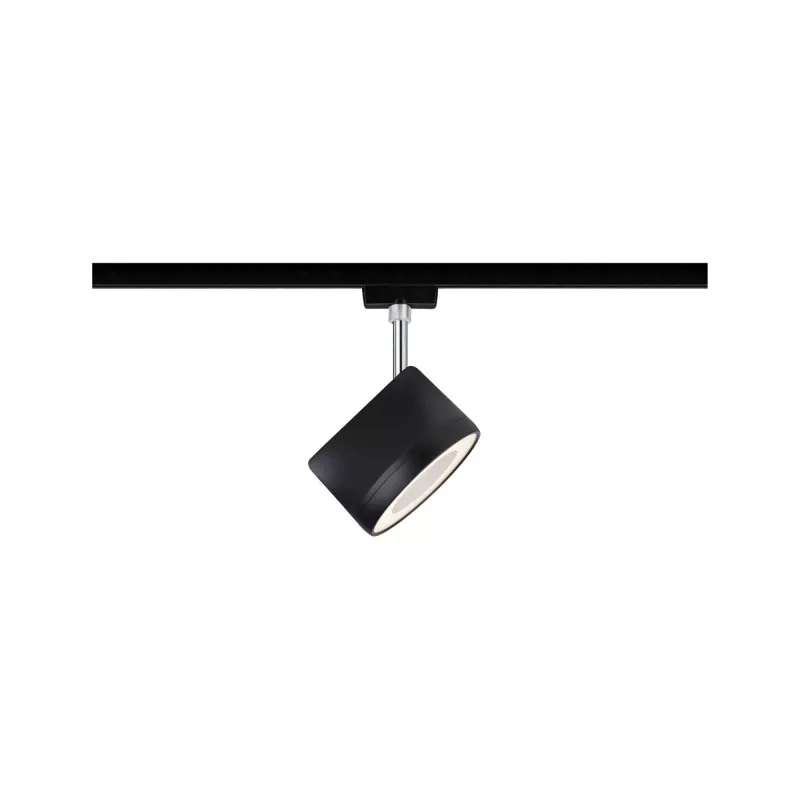 URail Arena Track Spot, Individual Spotlight, 800lm, 14W, 2700K, Dimmable, 230V, Matte Black, Chrome