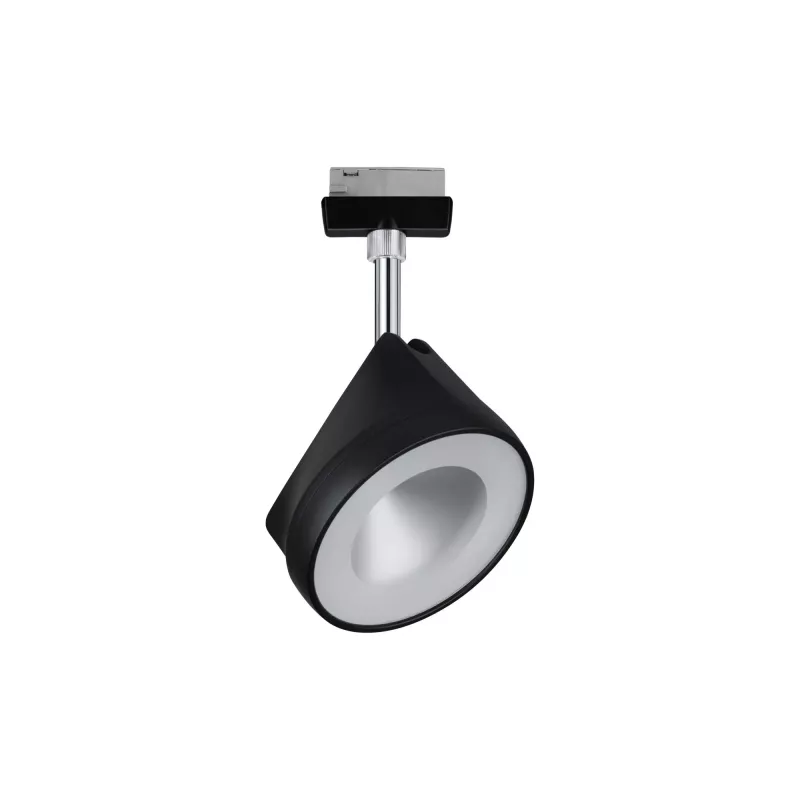 URail Arena Track Spot, Einzelstrahler, 800 lm, 14 W, 2700 K, dimmbar, 230 V, Mattschwarz, Chrom