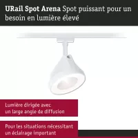 Foco individual para rieles URail Arena, 850 lm, 15 W, 2700 K, regulable, 230 V, luz blanca. - système d'accrochage et décoration - détail 7