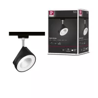 URail Spot sur rail Arena Spot individuel 860lm 14W 4000K gradable 230V Noir mat, Chrome - système d'accrochage et décoration - détail 8
