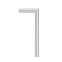 DX174-2300 ORAC Perfil multifuncional Durofoam L230 x H6 x L2,2 cm ORAC DECOR 1 - Cimaise Tableau 