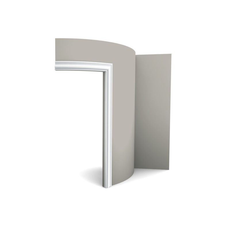 DX174F ORAC Profil flex multifonctionell Durofoam L200 x H6 x L2,2 cm ORAC DECOR 1 - Cimaise Tableau