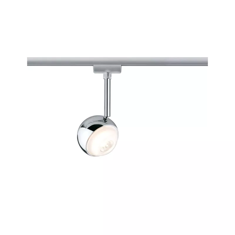 URail Spot sur rail Capsule II Spot individuel 439lm 6,3W 2700K gradable 230V Chrome mat, Chrome - système d'accrochage et décoration