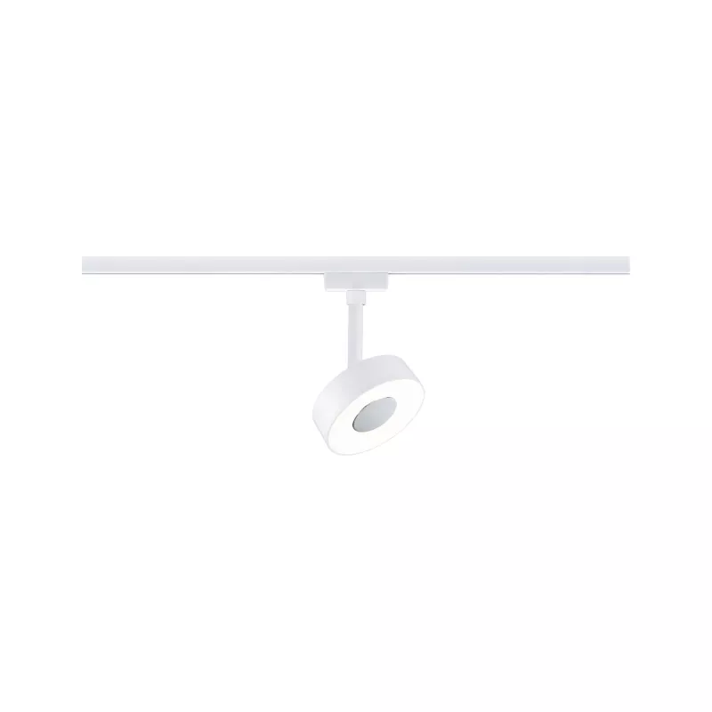 URail Track spotlight Circle 180lm 5W 3000K dimmable 230V Signal white - système d'accrochage et décoration