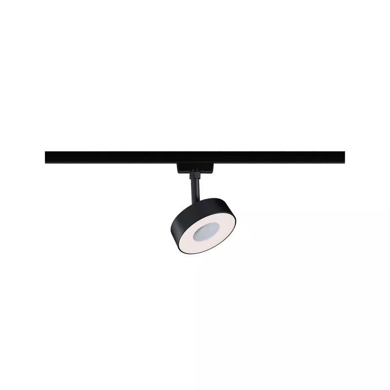 Foco circular para riel URail, 200 lm, 5 W, color blanco, con interruptor, 230 V.