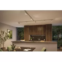 URail Schienenstrahler, rund, 220 lm, 5 W, dimmbar, 2700–4000 K, 230 V, matt verchromt - système d'accrochage et décoration - détail 13