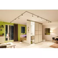 Kit básico de cubierta para foco de riel URAil GU10 máx. 4x10W regulable 230V Cromo mate, Cromo - système d'accrochage et décoration - détail 8