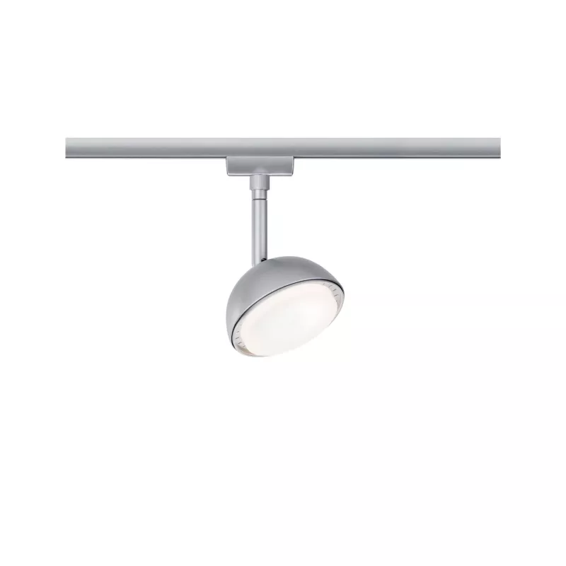 URail Spot sur rail Hemi Spot individuel 425lm 4,9W 3000K 230V Chrome mat - système d'accrochage et décoration