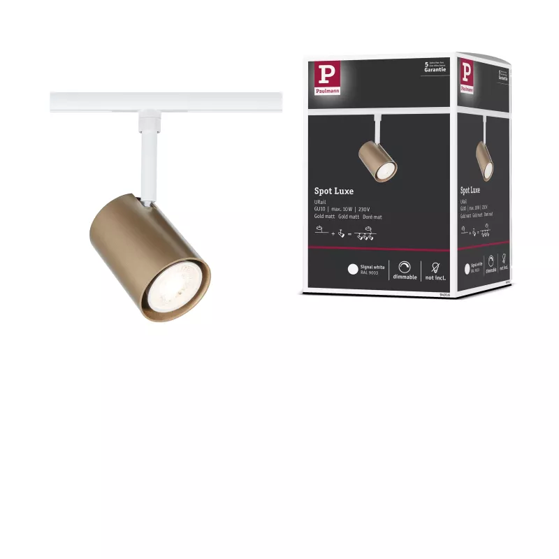 URail Spot sur rail Luxe GU10 max. 10W gradable 230V