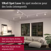 URail Spot sur rail Luxe GU10 max. 10W gradable 230V - système d'accrochage et décoration - détail 43