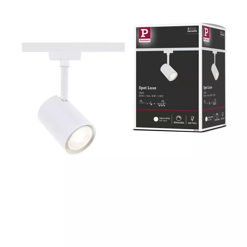 URail Spot sur rail Luxe GU10 max. 10W gradable 230V