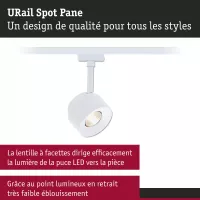URail Spot sur rail Pane 680lm 7,4W 4000K gradable 230V Blanc signal - système d'accrochage et décoration - détail 7