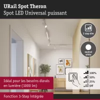 URail Spot sur rail Theron Spot individuel 1100lm 11W 4000K gradable 230V - système d'accrochage et décoration - détail 16