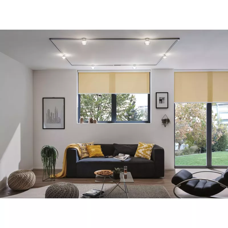 URail Spot auf Schienen Topa Dot Einzelspot 350 lm 4,9 W 4000 K Dimmbar 230 V Chrom, Klar, Satin