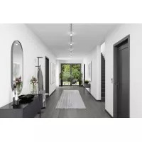 URail Spot auf Schienen Topa Dot Einzelspot 350 lm 4,9 W 4000 K Dimmbar 230 V Chrom, Klar, Satin - système d'accrochage et décoration - détail 8