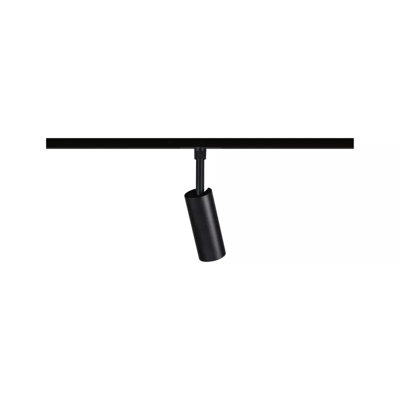 URail Spot sur rail Tubo Spot individuel 200lm 4W 2700 - 4000K 230V Noir mat