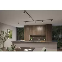 Foco individual URAil Track Spot Tubo 200lm 4W 2700 - 4000K 230V Negro mate - système d'accrochage et décoration - détail 16