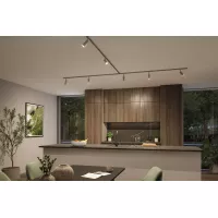 URail Schienenstrahler Tubo Einzelstrahler 300 lm 4 W 2700–4000 K 230 V Mattchrom - système d'accrochage et décoration - détail 15