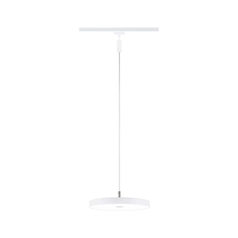 URail Pendelleuchte Hildor, 3-stufig dimmbar, 850 lm, 15 W, 3000 K, 230 V, weiß - système d'accrochage et décoration