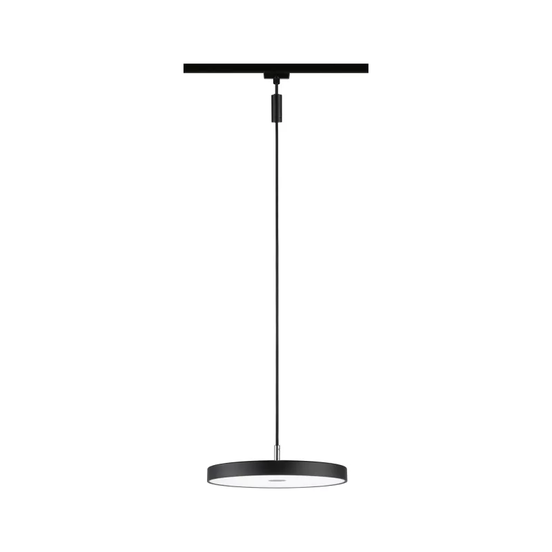 URail Suspension 3-Step-Dim Hildor 850lm 15W 4000K gradable 230V Noir mat - système d'accrochage et décoration