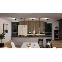 URail Suspension 3-Step-Dim Hildor 850lm 15W 4000K gradable 230V Noir mat - système d'accrochage et décoration - détail 12