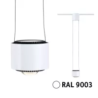 URail Pendant Lamp Aldan 750lm 8.5W 3000K dimmable 230V Signal white - système d'accrochage et décoration - détail 2