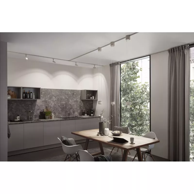 URail Pendant Lamp Aldan 750lm 8.5W 3000K dimmable 230V Signal white