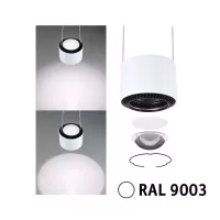 URail Pendant Lamp Aldan 750lm 8.5W 4000K dimmable 230V Signal white - système d'accrochage et décoration - détail 3