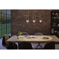 URail Pendelleuchte Aldan 930lm / 530lm 8,5W / 4,5W 4000K dimmbar 230V - système d'accrochage et décoration - détail 5