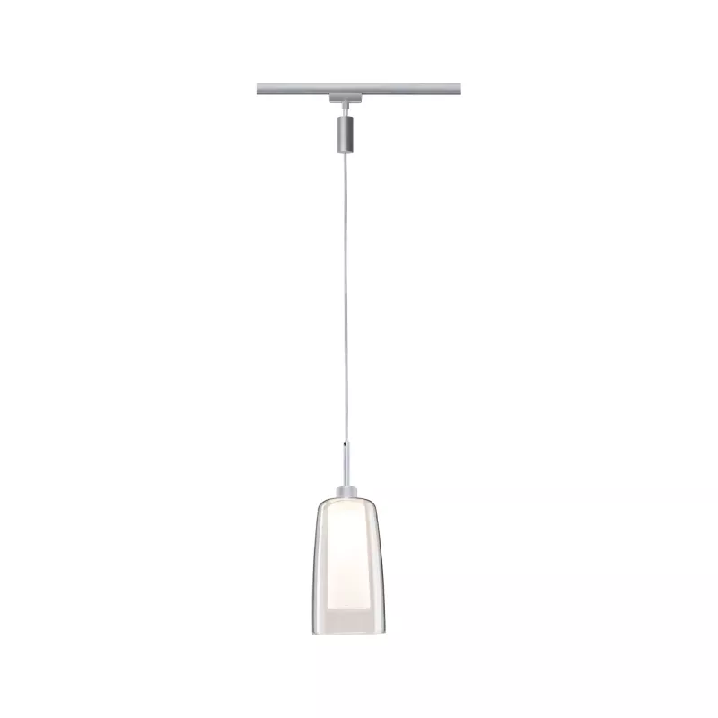 URail Suspension Arido II GU10 560lm 5W 2700K 230V Matt chrome, Clear, Satin - système d'accrochage et décoration