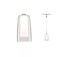 URail Suspension Arido II GU10 560lm 5W 2700K 230V Matt chrome, Clear, Satin - système d'accrochage et décoration - détail 6