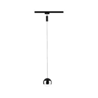 URail Suspension Capsule II 400lm 6.3W 2700K dimmable 230V Matt black, Chrome - système d'accrochage et décoration - détail 1