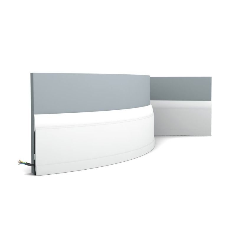 SX104F ORAC Battiscopa flessibile Flex L200 x H14,8 x L1,7 cm ORAC DECOR 3 - Cimaise Tableau 