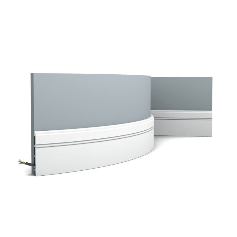 SX105F ORAC Battiscopa flessibile Flex L200 x H11 x L1,3 cm ORAC DECOR 3 - Cornice per quadri