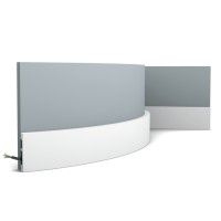 SX157F ORAC Battiscopa Flessibile Flex L200 x H6,6 x L1,3 cm ORAC DECOR 7 - Cornice da Tavolo