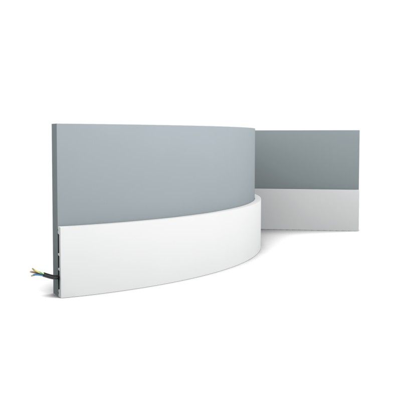 SX163F ORAC Plinthe Flexible Flex L200 x H10,1 x L1,3 cm ORAC DECOR 5 - Cimaise Tableau 