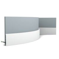 SX163F ORAC Battiscopa Flessibile Flex L200 x H10,1 x L1,3 cm ORAC DECOR 5 - Cornice per Quadri