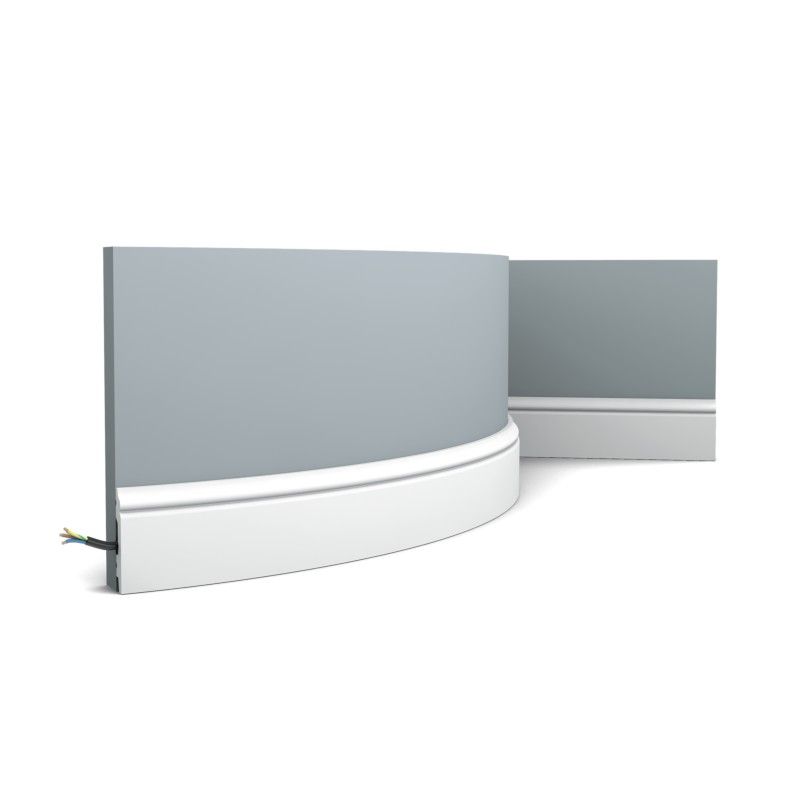 SX165F ORAC Battiscopa flessibile Flex L200 x H6,9 x L1,1 cm ORAC DECOR 3 - Cimasa per Quadri