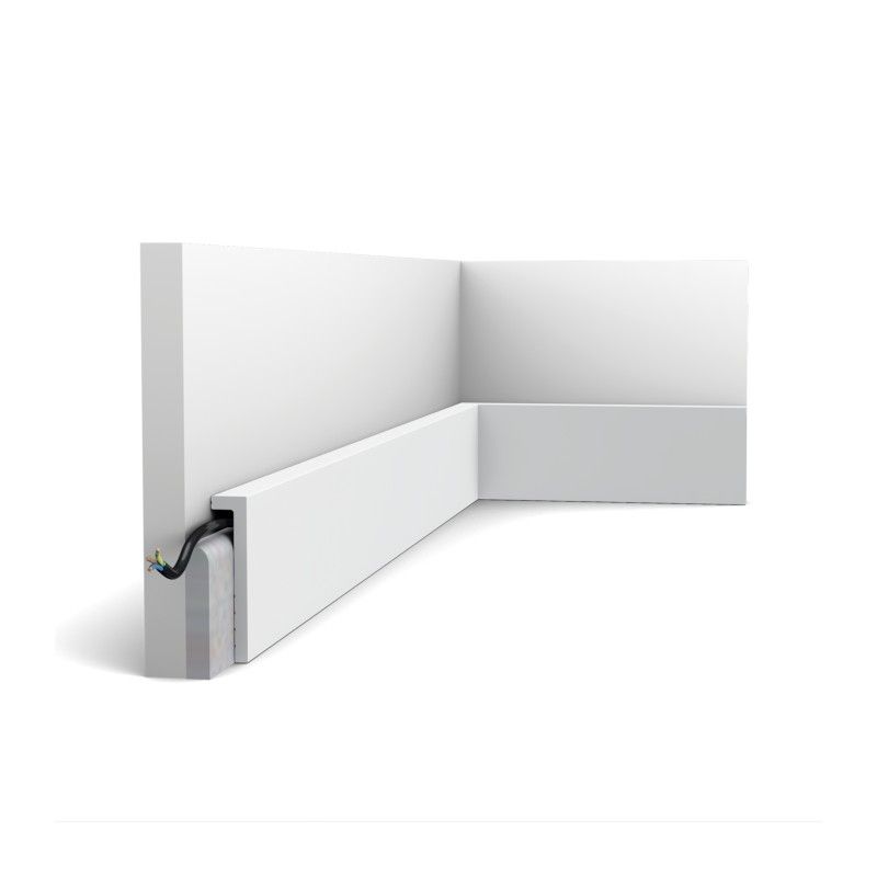 SX171-RAL9003 ORAC Plinthe RAL9003 Duropolymer L200 x H10 x L2,2 cm ORAC DECOR 3 - Cimaise Tableau 