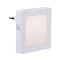 Lámpara nocturna Esby con sensor crepuscular cuadrado, 3000K, 0,7 lm - système d'accrochage et décoration - détail 1