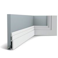 SX180 ORAC Battiscopa Duropolymer L200 x H12 x P1,6 cm ORAC DECOR 4 - Cornice Quadro