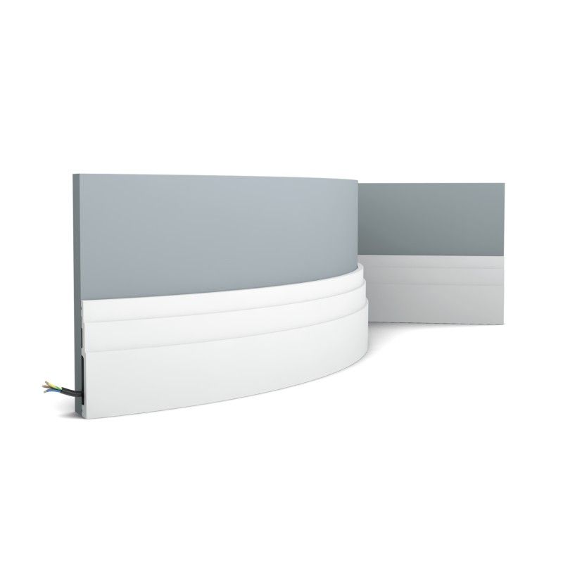 SX180F ORAC Flexibel Plinth Flex L200 x H12 x L1.6 cm ORAC DECOR 3 - Cimaise Tableau 