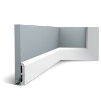 SX183 ORAC Battiscopa in Duropolymer L200 x H7,5 x P1,3 cm ORAC DECOR 5 - Cornice Quadro