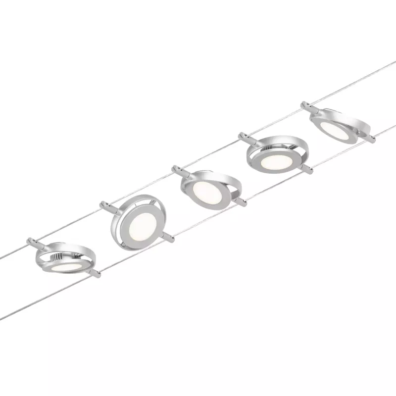 CorDuo RoundMac LED Cable System Base Kit 5x200lm 5x4.5W 3000K 230/12V - système d'accrochage et décoration