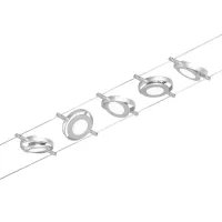 CorDuo Système sur câbles LED RoundMac Kit de base 5x200lm 5x4,5W 3000K 230/12V - système d'accrochage et décoration - détail 1