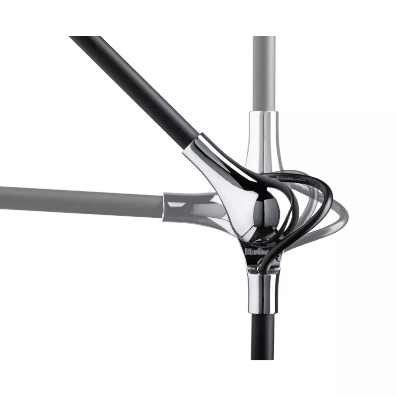 Lámpara de escritorio LED Numis QI blanca con interruptor, 1000 lm