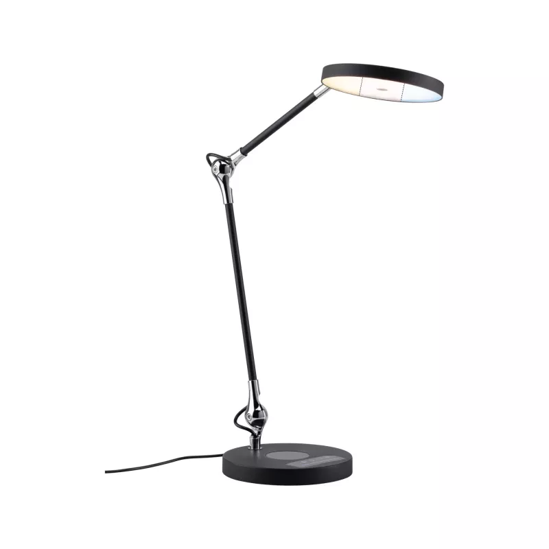 Lámpara de escritorio LED Numis blanca con interruptor, 1000 lm - système d'accrochage et décoration